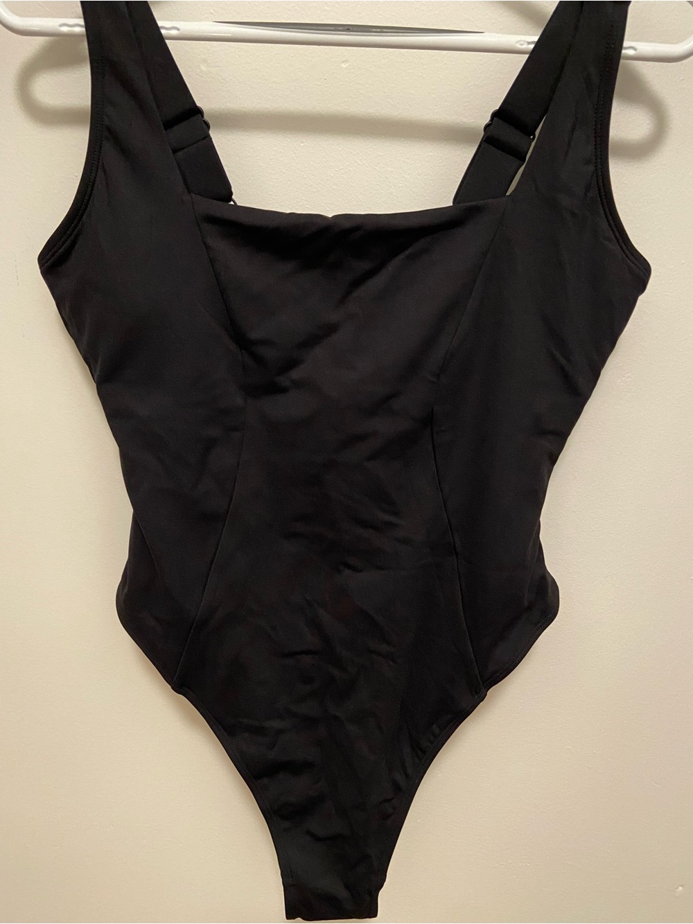 TA3 Hi Cut Squarey swimsuit in black